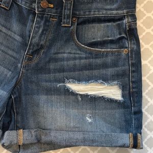 JCREW Jean Shorts Distressed Cuffed Size 27